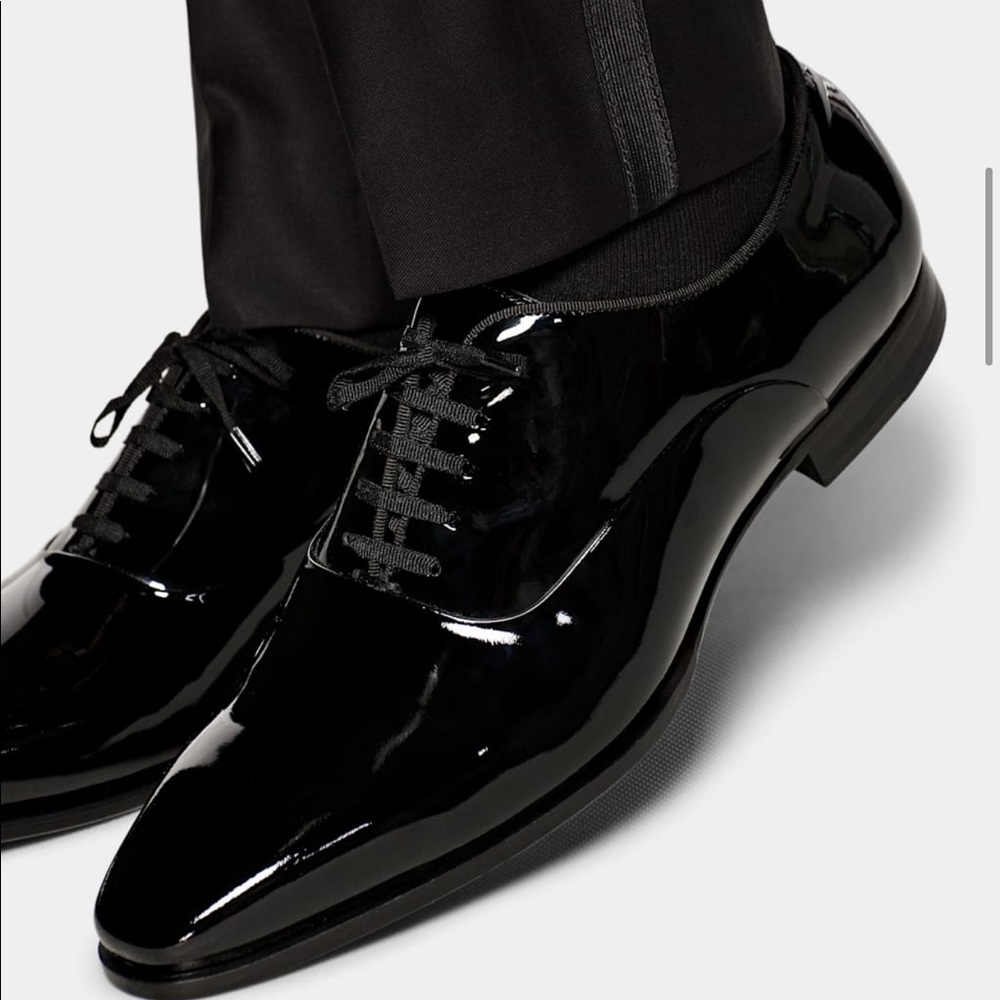NEW WITH TAG: SuitSupply Black Tuxedo Shoes
